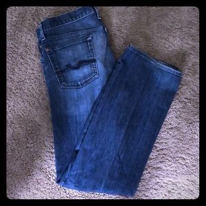 Men’s 7 for all mankind blue jeans